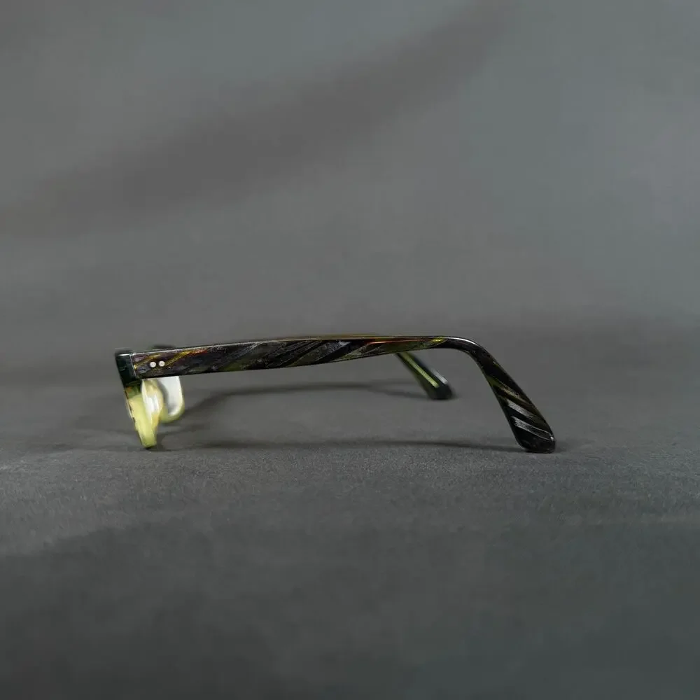 Jean Lafont Felicie 414 50-16 142 Green Tortoise Eyeglass Paris Only Frame
